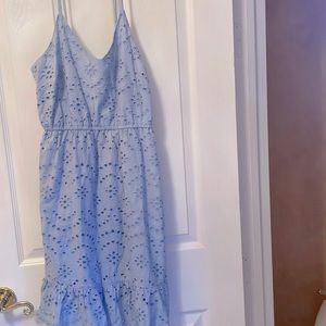 Blue babydoll dress